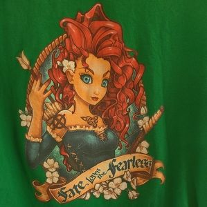 TeeFury Princess Merida Brave Fate Loves the Fearl